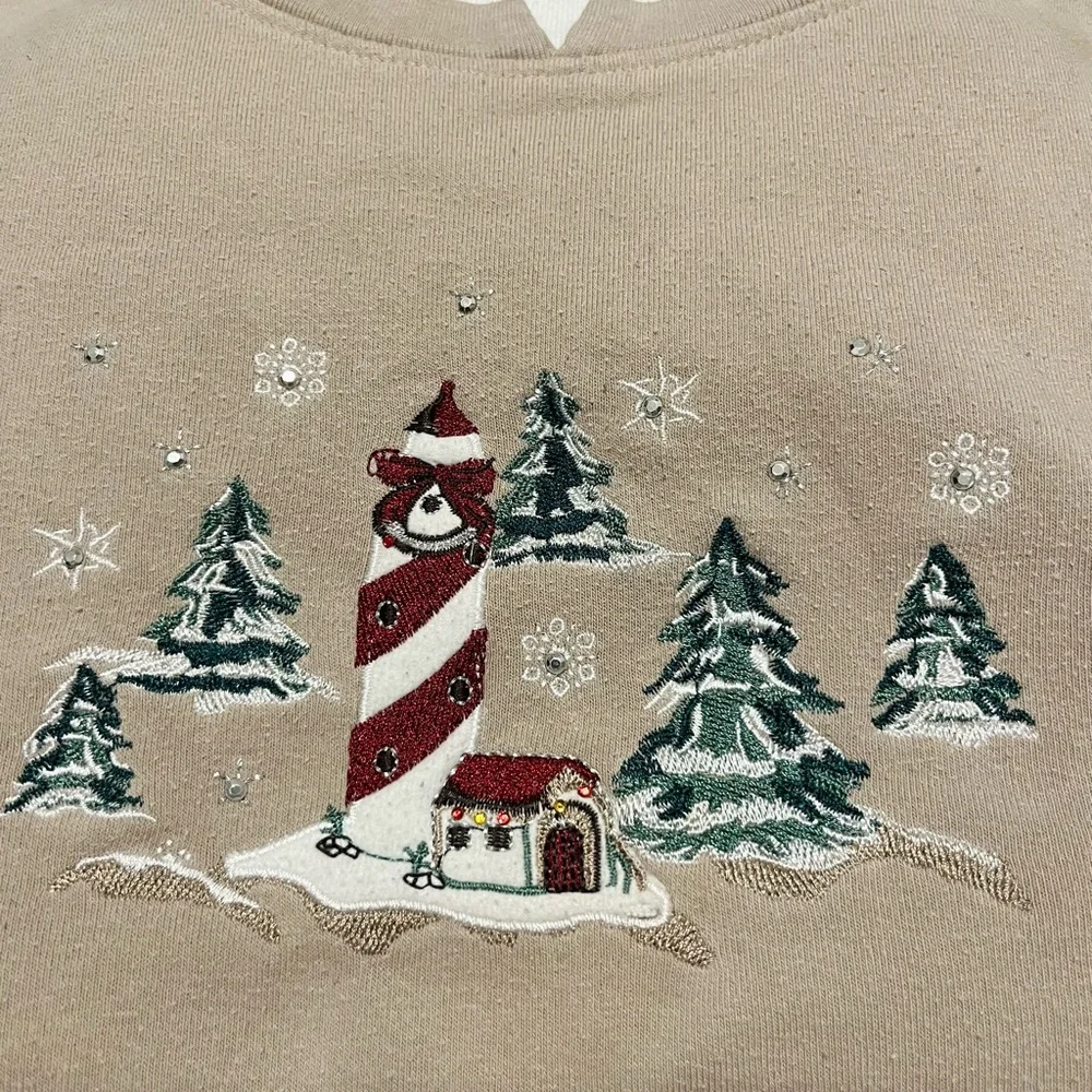 Vintage Hasting & Smith Winter Grandma Sweater (M) - Picture 2 of 5